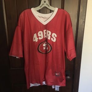 REVERSABLE SF 49ERS JERSEY!!